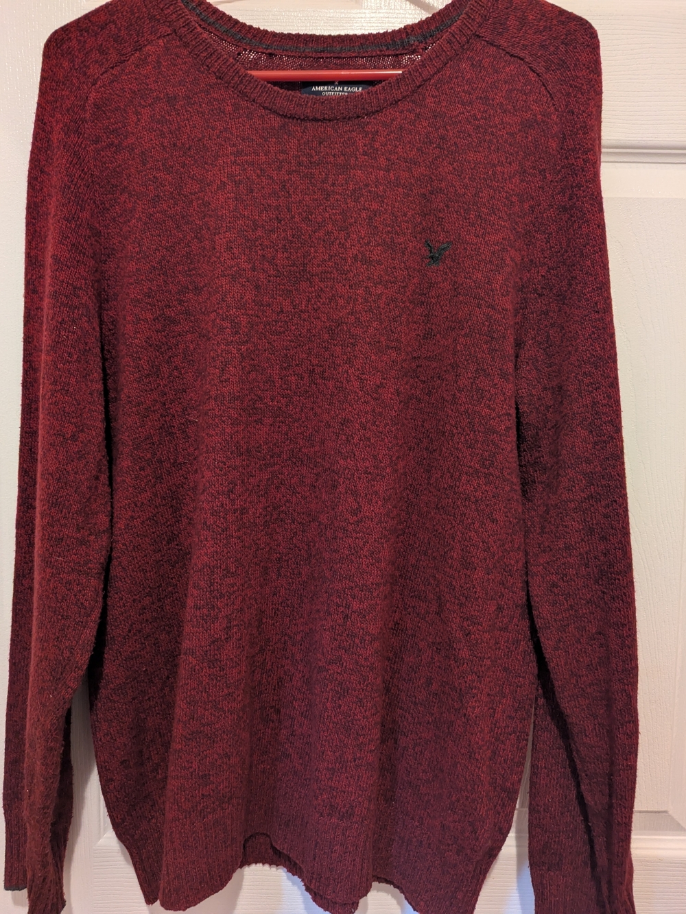 American Eagle Outfitters Men’s Red Crewneck Sweater
